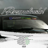 Parasol Peugeot Sport Rally - sukovinyls